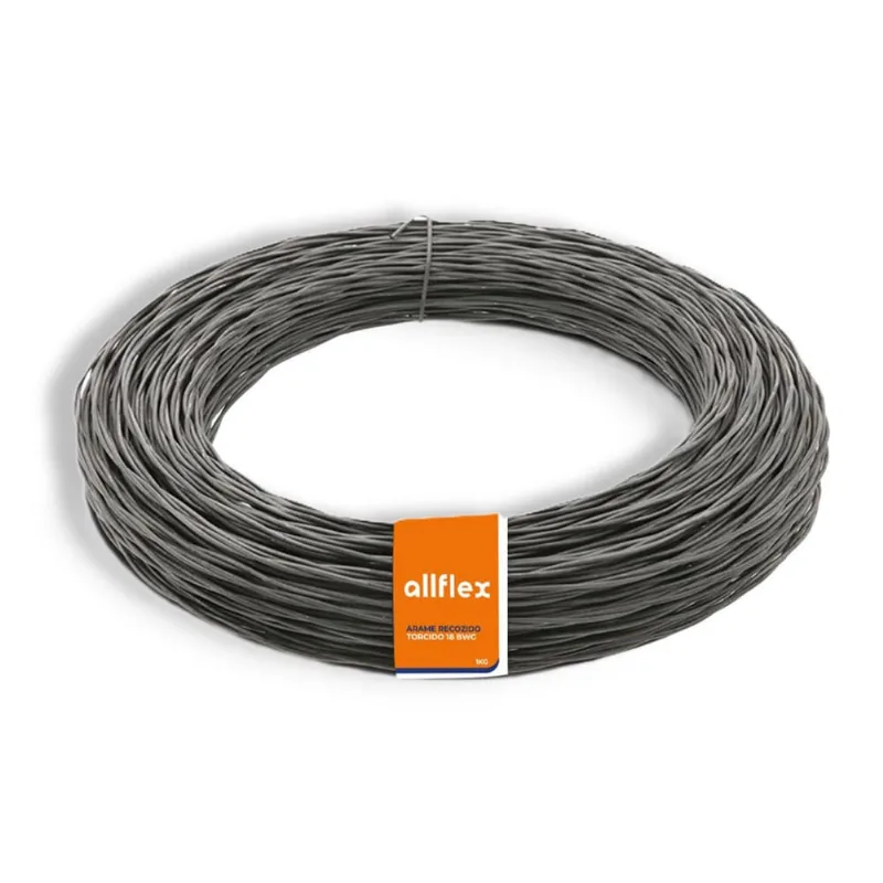 Arame Recozido Torcido BWG18 1,24mm allflex 1un de 1kg