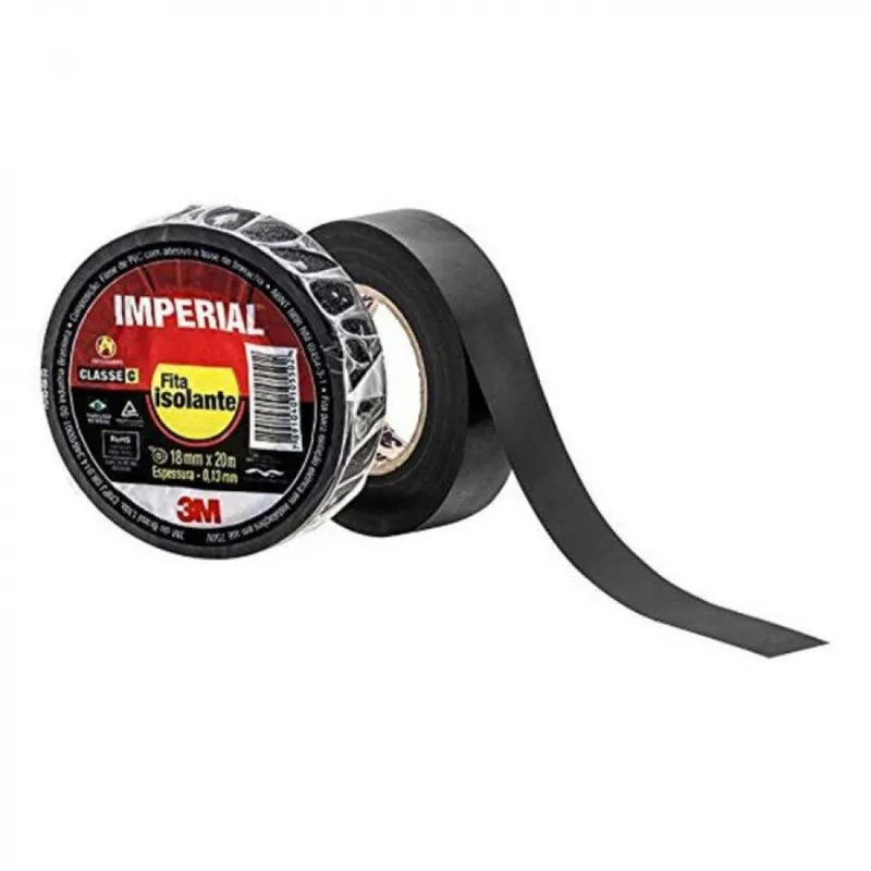 Fita Isolante Imperial 3m 18mm X 20 Metros X 0.13mm