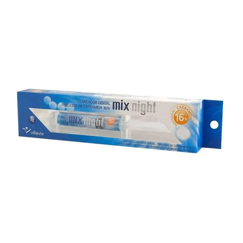 Clareador Mix Night 16% Com 1 Seringa
