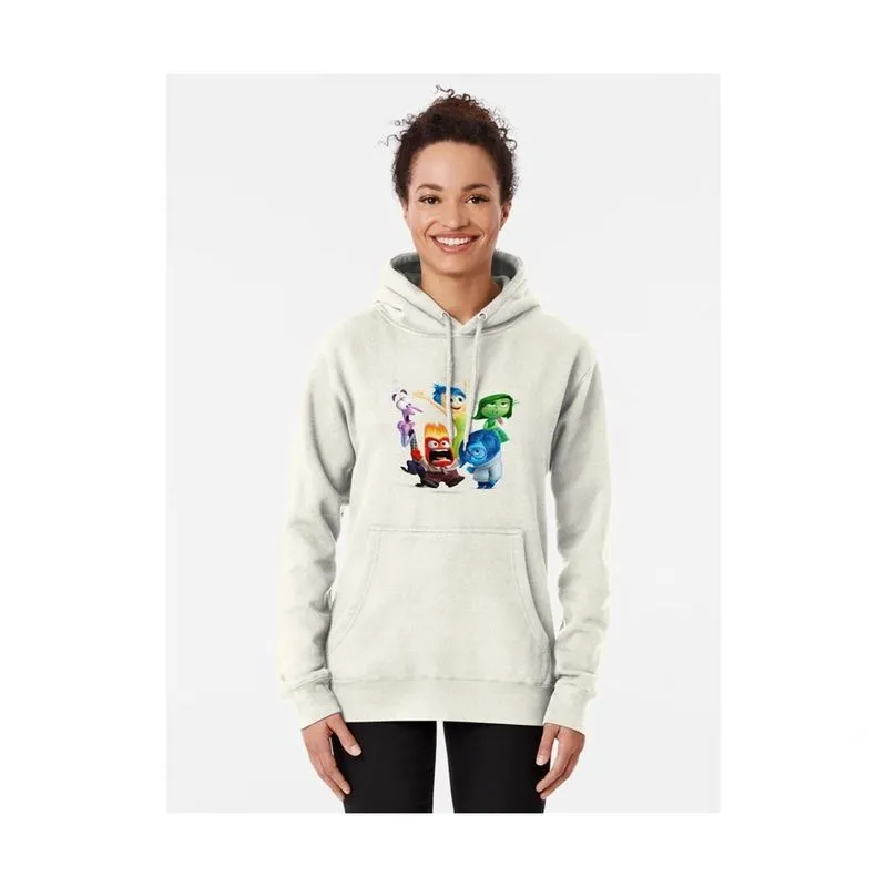 Blusa de frio Moletom Feminina Divertida Mente 2 Classic com capuz