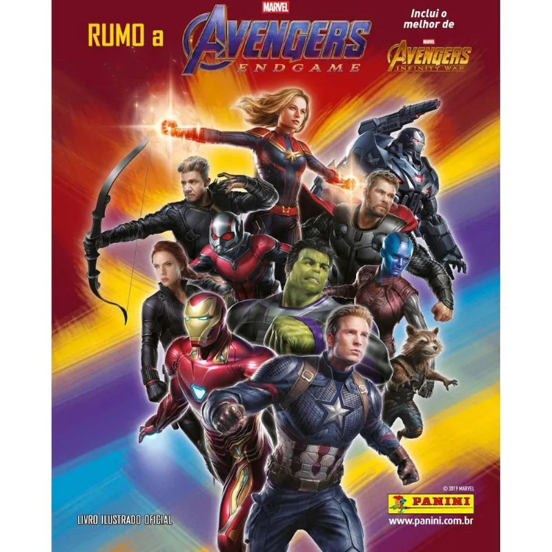 Produtos Panini Vingadores Album C/12envelopes