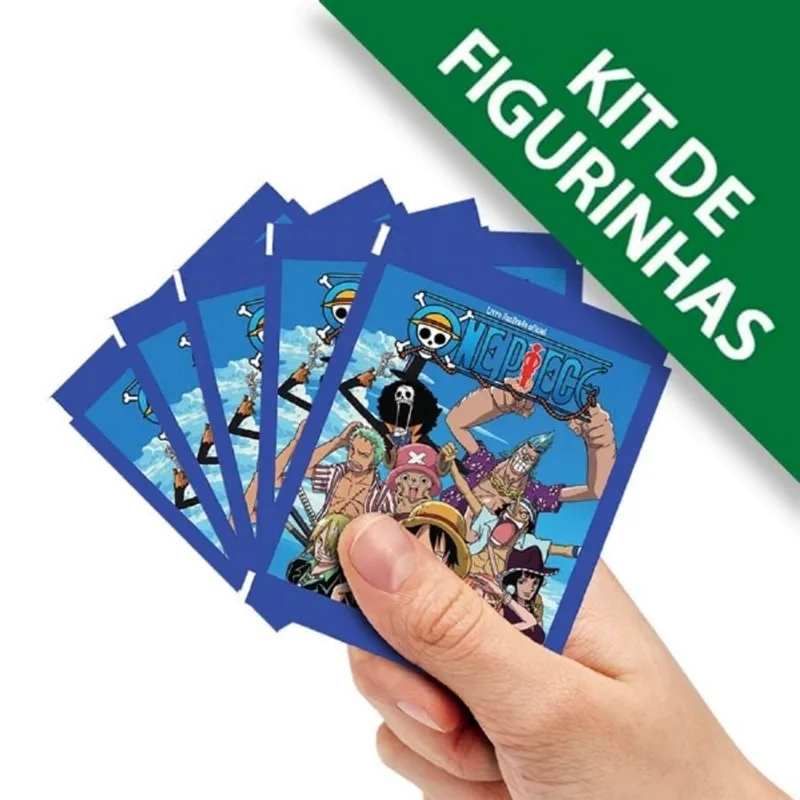 Kit de Figurinhas One Piece
