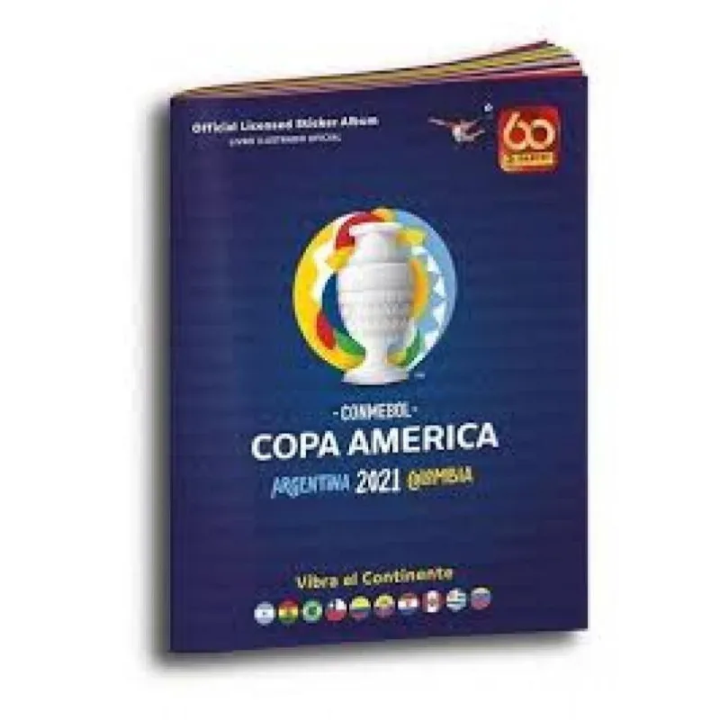 Copa América 2021 - Kit Com 1 Album Brochura + 6 Envelopes
