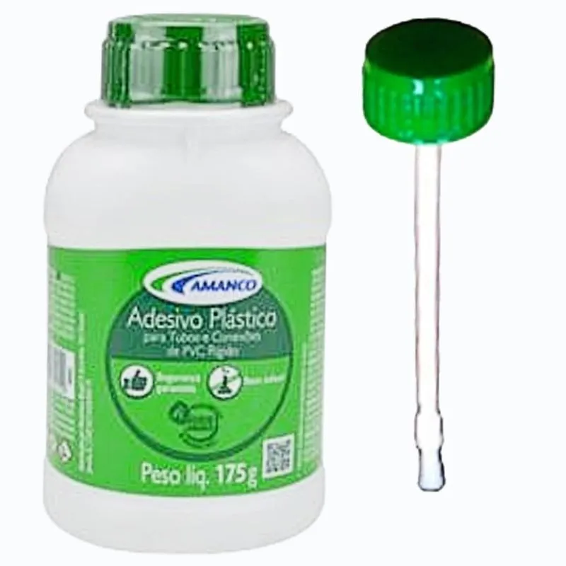 Adesivo Plastico Amanco Cola Para Cano E Tubo Pvc 175g