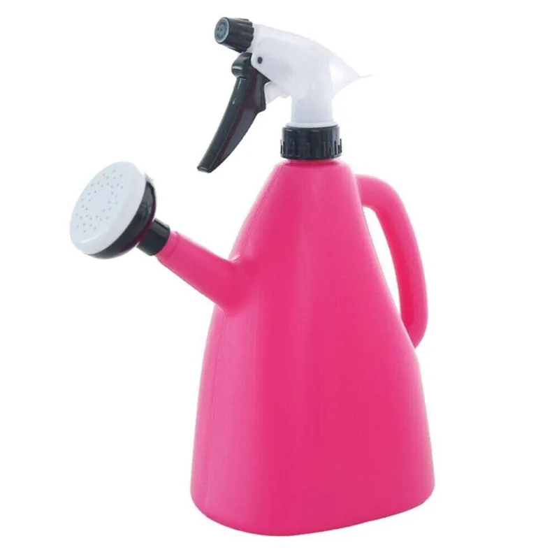 Regador Plástico 2 Em 1 Regador Pulverizador Ajustável De 1l