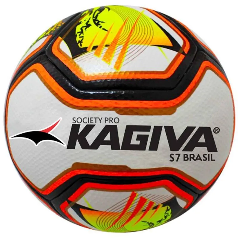 Bola Futebol Society Kagiva S7 Brasil Pro