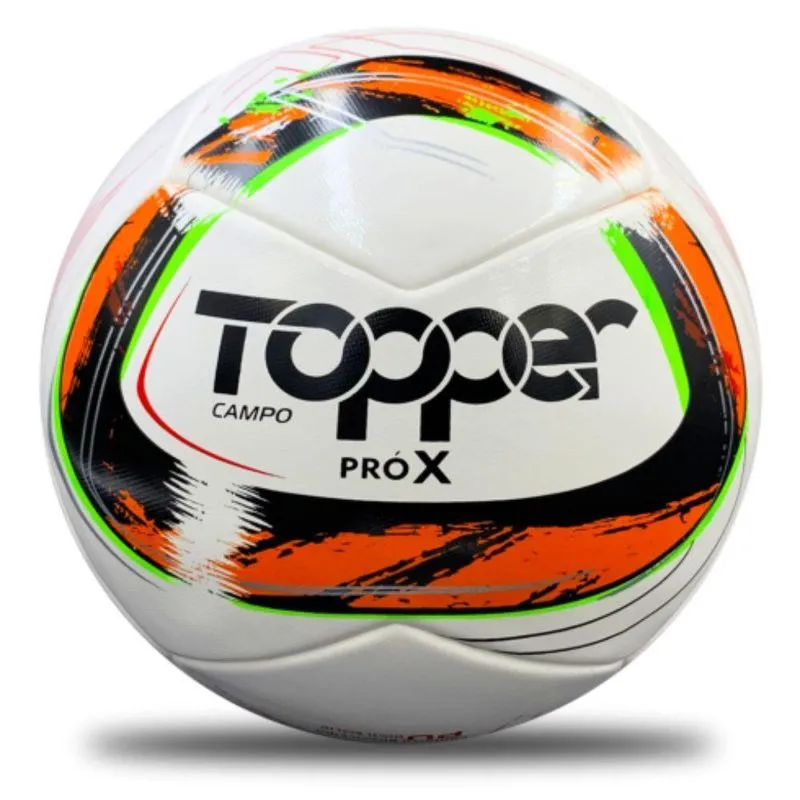 Bola Futebol Campo Topper Profissional Samba Pró X Colorida