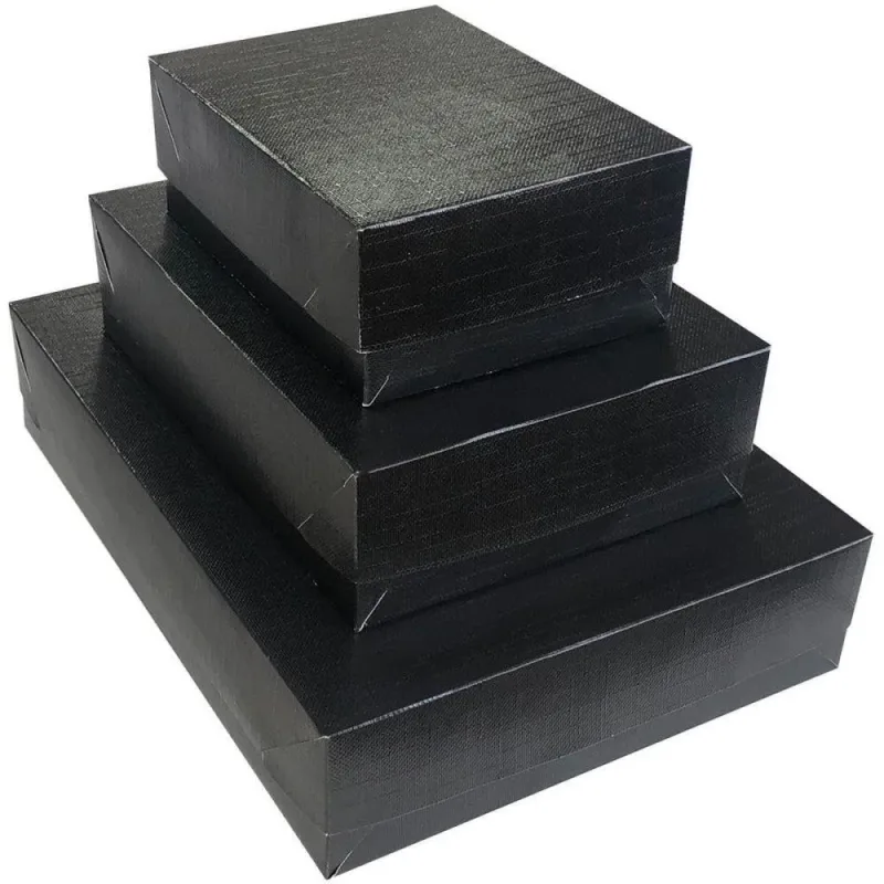 Caixa para Presente com Tampa Viena PQ (14,5X19X7,5)PRETA