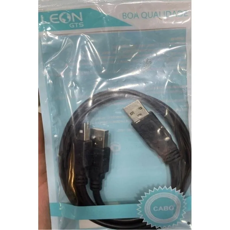 Cabo 1 Usb Macho Para 2 Usb Macho Leon Cd-11 - Conecte Mais Dispositivos Usb Com Praticidade.