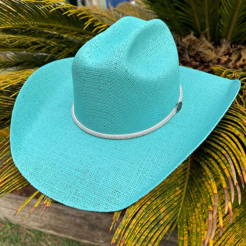 CHAPEU JUTA VERDE AGUA C/ BANDINHA