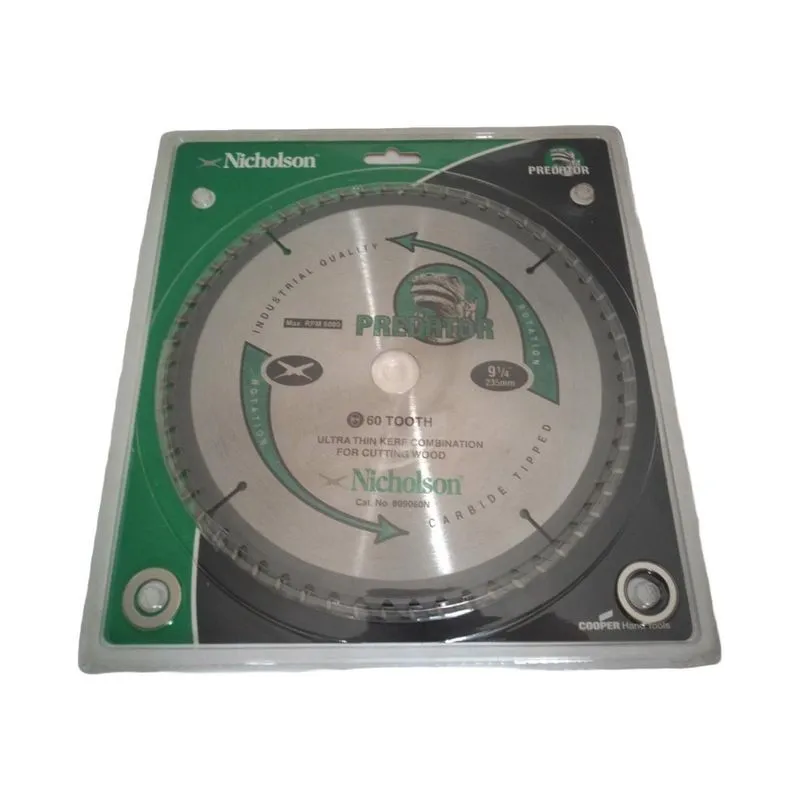Serra Circular Widea Madeira 235mm 9 1/4 60 Dentes Nicholson