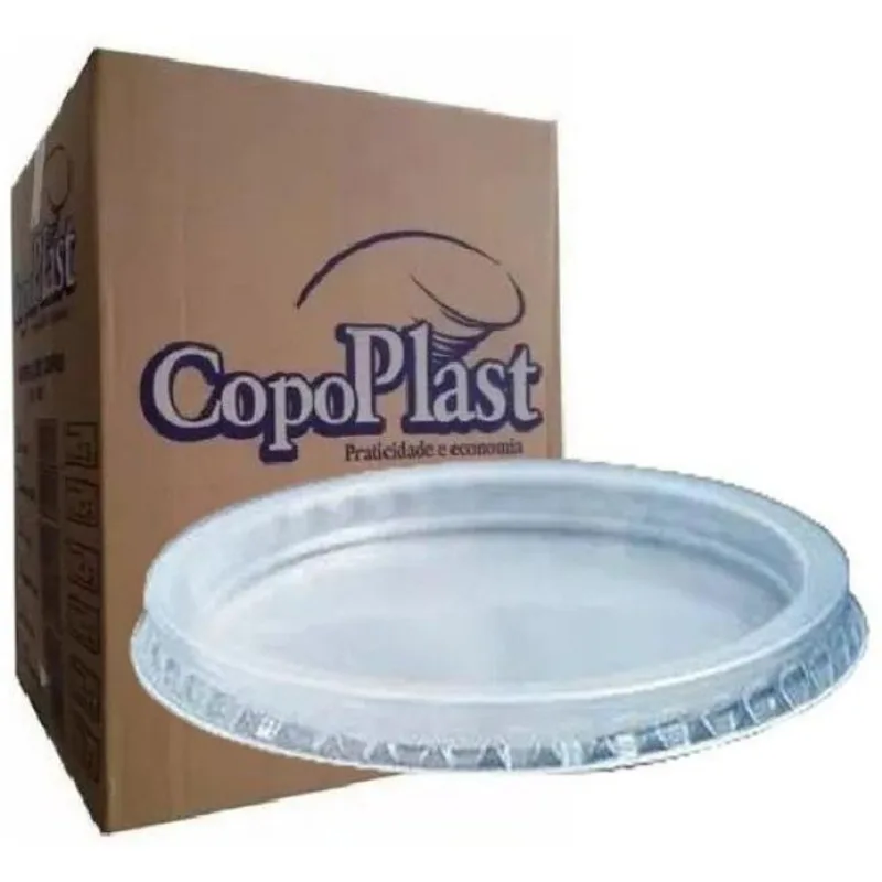 Tampa Para Copo 250 E 300ml C/1000 Copoplast T-300