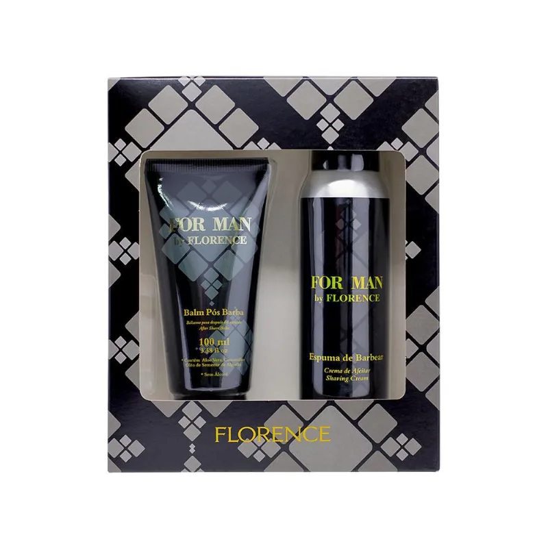 Kit For Man Balm Pós Barba 100ml + Espuma De Barbear 150ml
