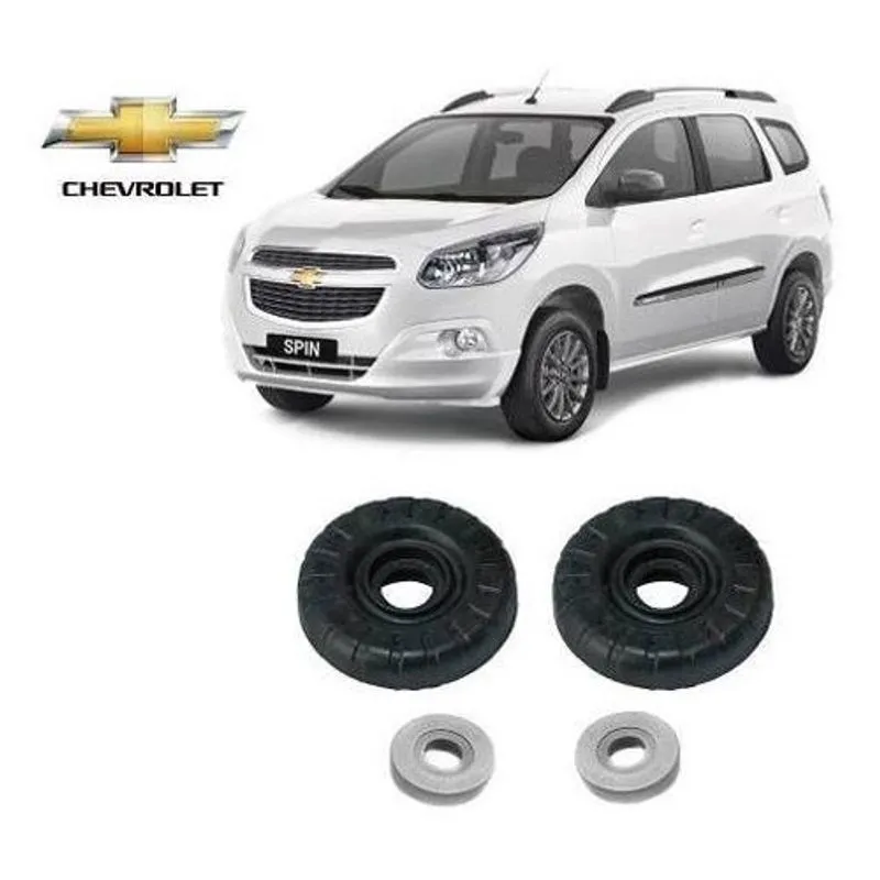 2 Coxim Rolamento Amortecedor Dianteiro Chevrolet Spin 2013 2014 2015 2016
