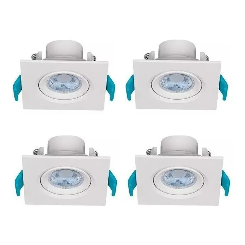 Kit 4 Spot Led Easy Embutir Mr11 Direcionavel 3w Sth7910/30