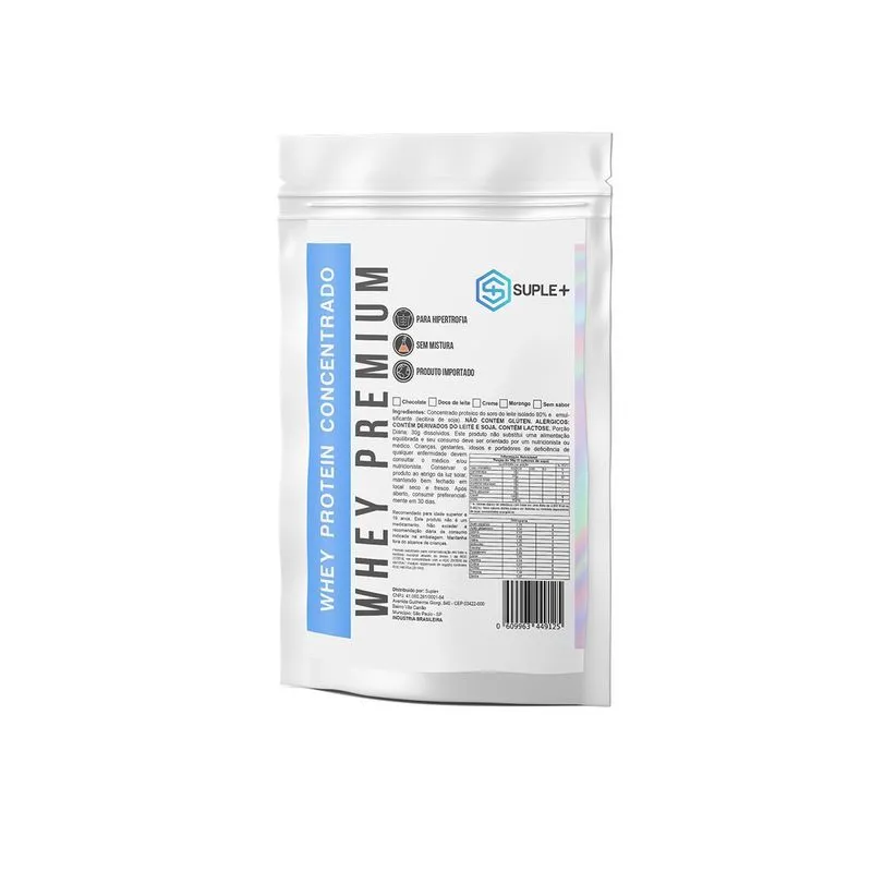 Kit 2 Whey Protein Concentrado Puro Imp. Eua Morango