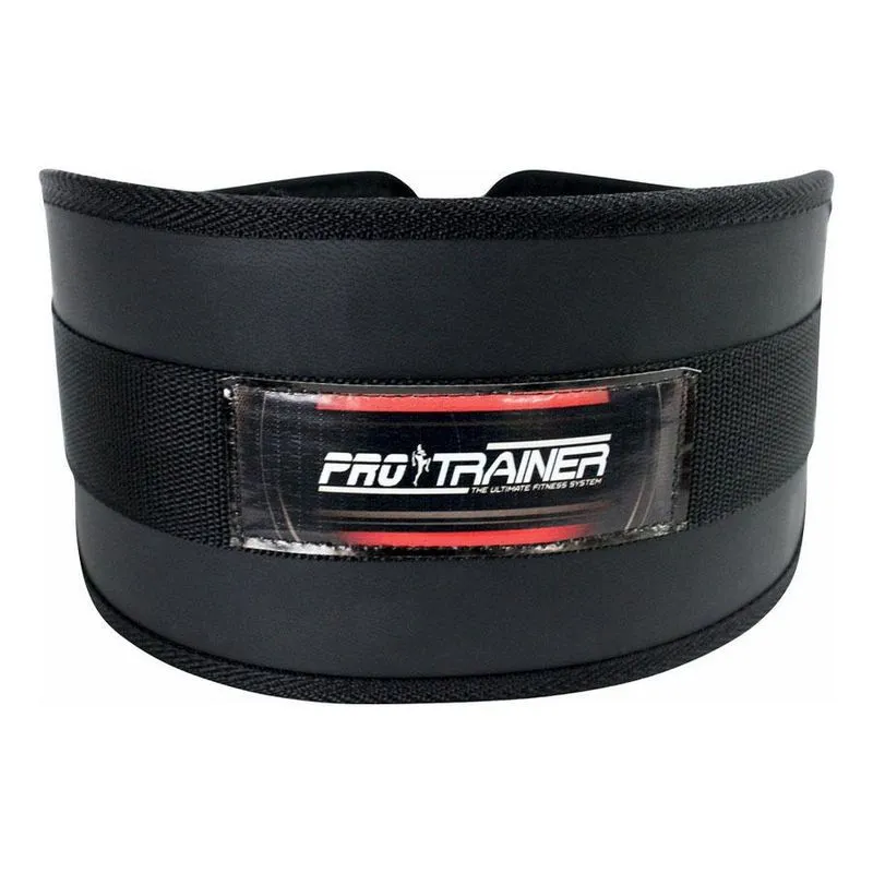 Cinturão Musculação De Fivela - P - Preto - Pro Trainer