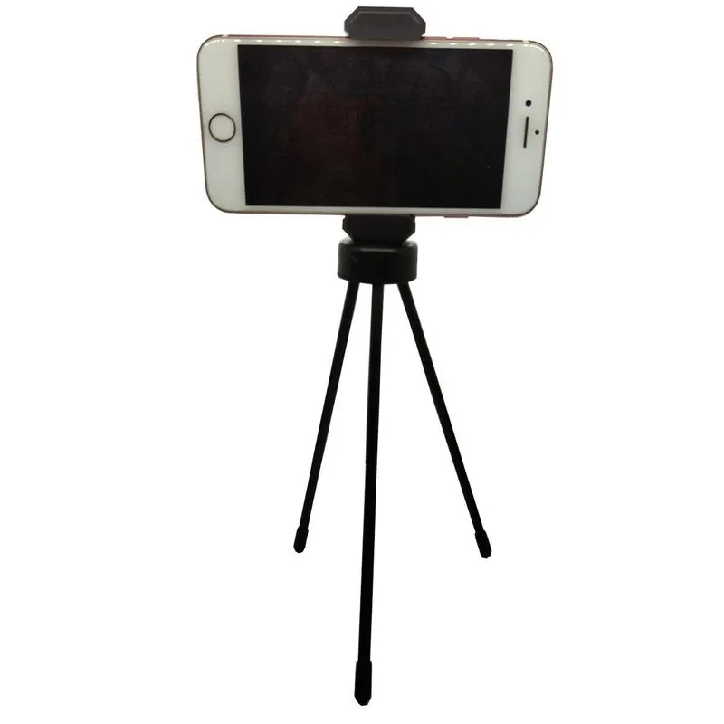 Mini Tripé De Mesa Com Suporte Para Celular Câmera Lt-p021