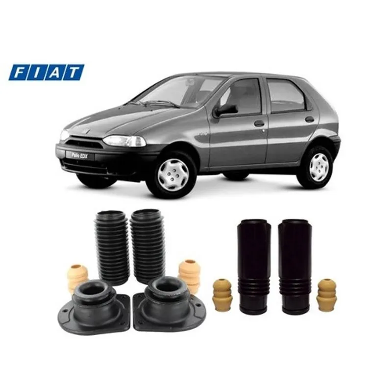 4 Kit Amortecedor Suspensão Dianteira Traseira Fiat Palio 2004 2005 2006