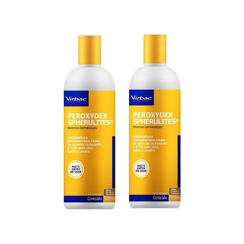 Combo 2 Unidades Shampoo Dermatólogico Virbac Peroxydex