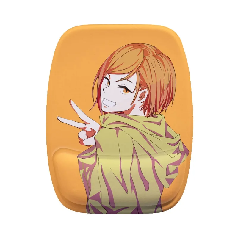 Mouse Pad Ergonomico Nobara Kugisaki Laranja