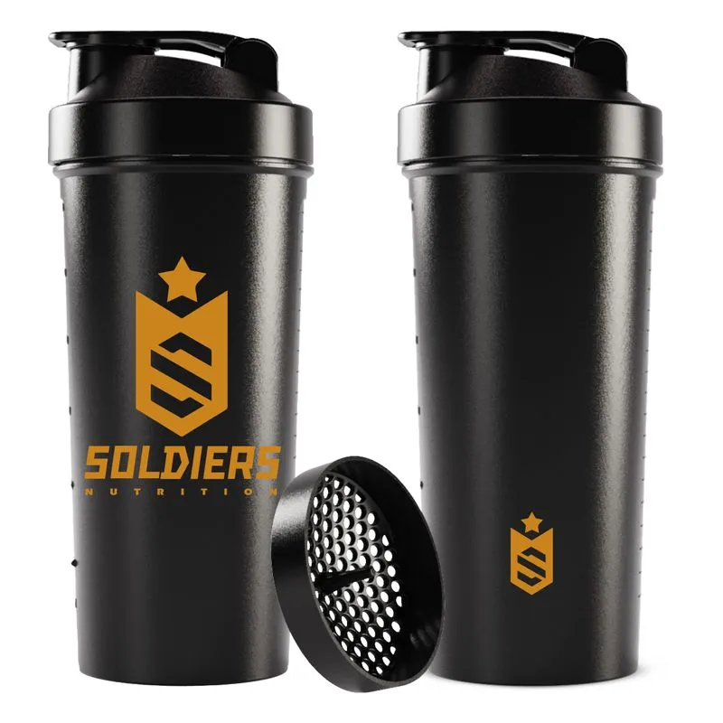 Coqueteleira Slim 600ml - Soldiers Nutrition