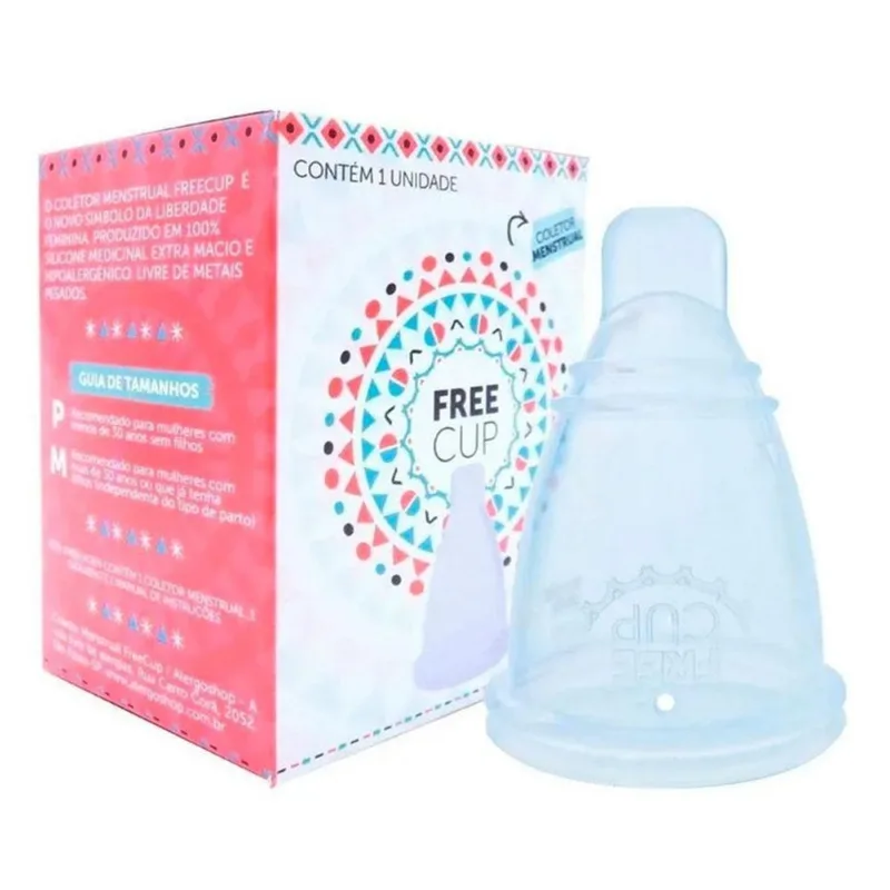 Coletor Menstrual Freecup Alergoshop Hipoalergênico Tam. P