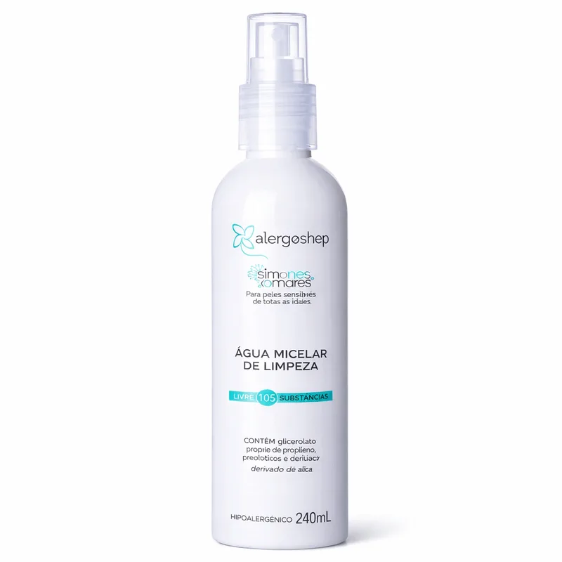 Água Micelar Hipoalergênica para Peles Delicadas Nossos Amores 240ml 240ml