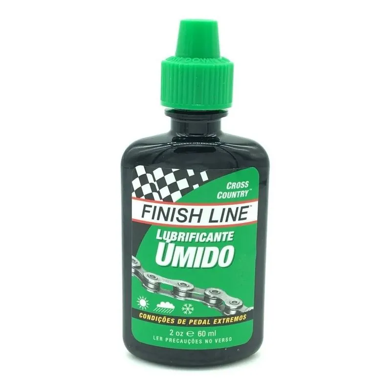 Óleo Lubrificante De Corrente Finish Line Wet Úmido 60ml