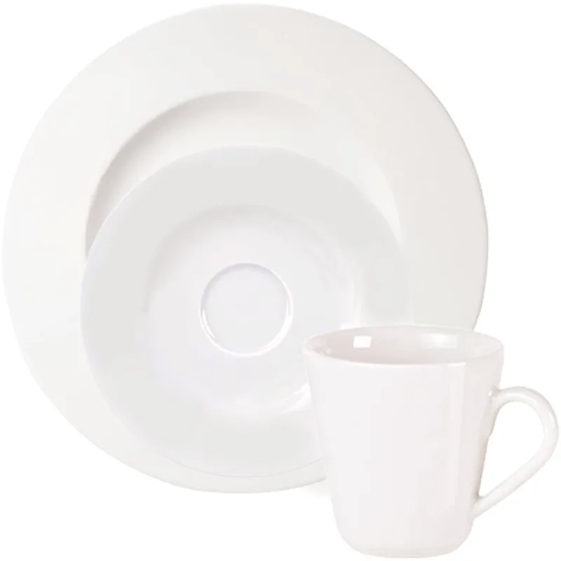 Kit Jogo Café Lanche 4peças 2 Pessoas Aba Larga Tramontina