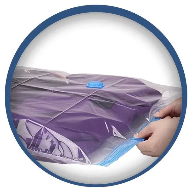 Saco A Vácuo Para Roupas E Cobertores 50cm X 70cm - P