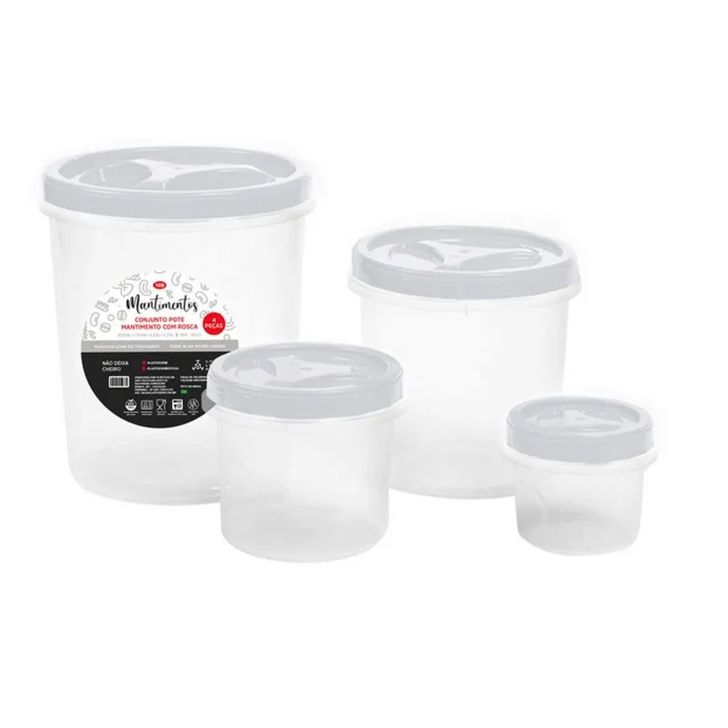 Conjunto 4 Pecas Mantimento Com Rosca N1 N2 N3 N4 - Mb