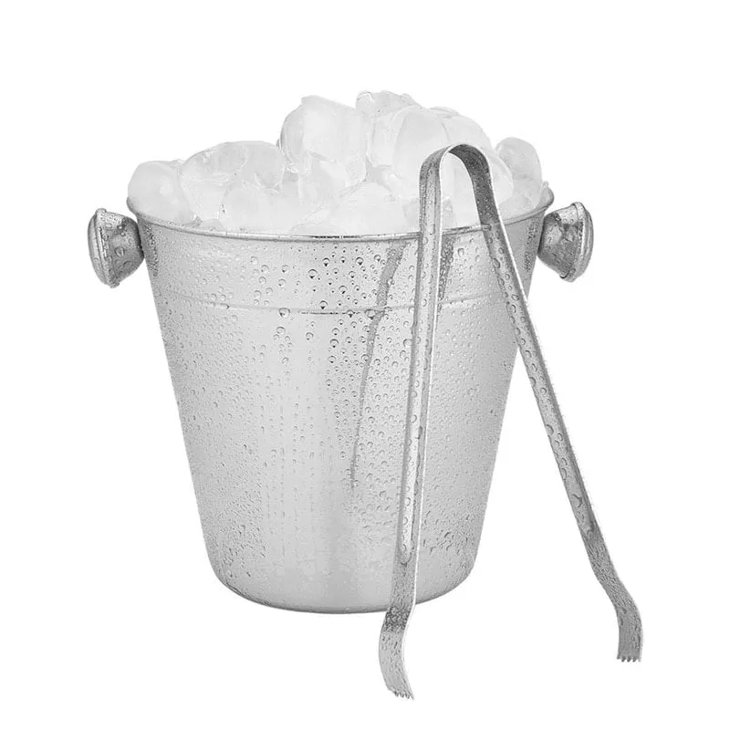 Balde De Gelo Com Pegador Inox Bebida Promoção Dia Dos Pais