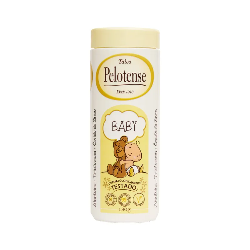 Talco Pelotense Baby 180gr Amarelo