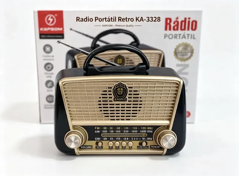 RADIO RETRO AM/FM/USB/AUX