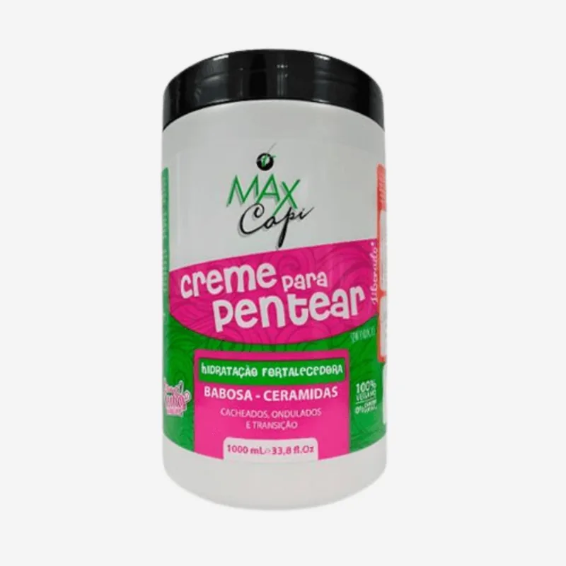 Creme Babosa/Ceramida Max Capi Hidratação Fortalecedora 1L