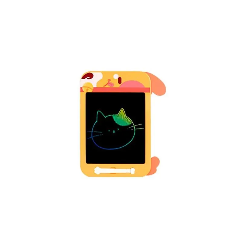 Lousa mágica lcd Toyng com efeito grafiti - gatinho laranja