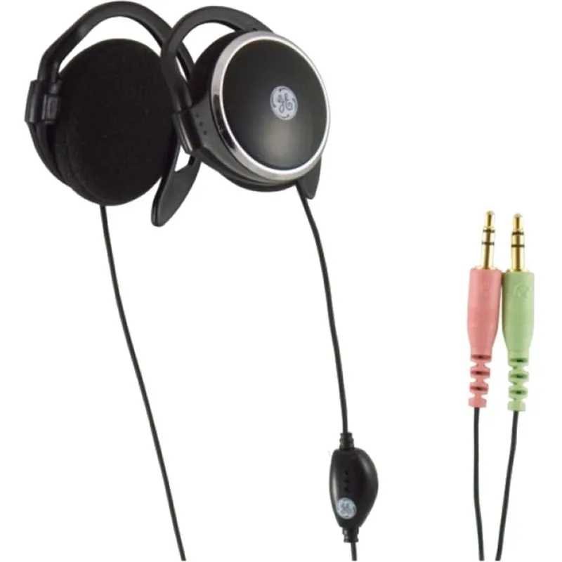 Fone de Ouvido Voip com Microfone e Plug Duplo para Computador - GE 26693