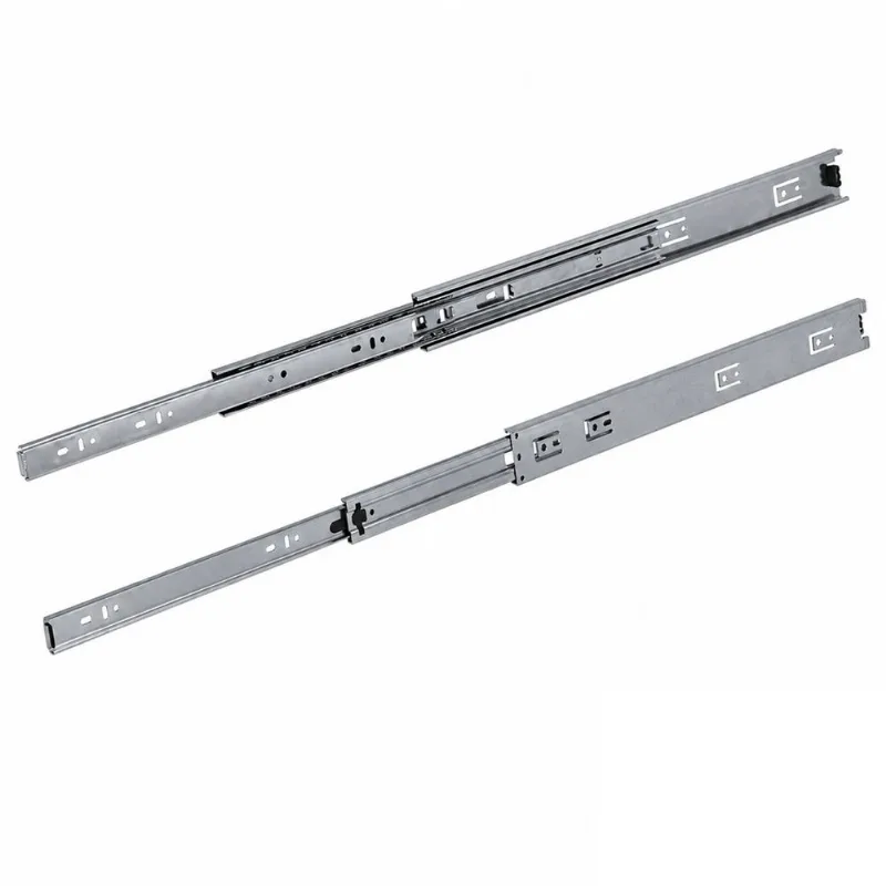 Corrediça Telescópica H42 Larga ZA 500mm (30Kg) Zincada FGVTN par
