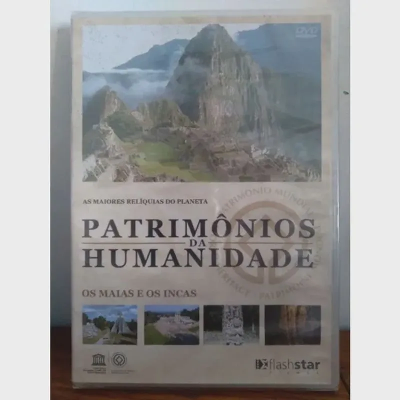 Patrimonios da humanidade os maias e incas dvd original lacrado