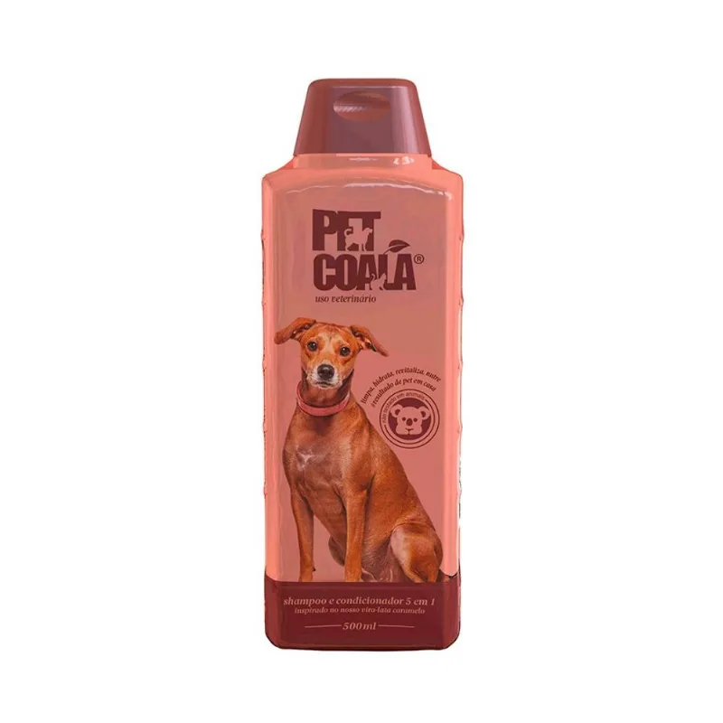 Shampoo E Condicionador Pet Coala 5 Em 1 500 Ml