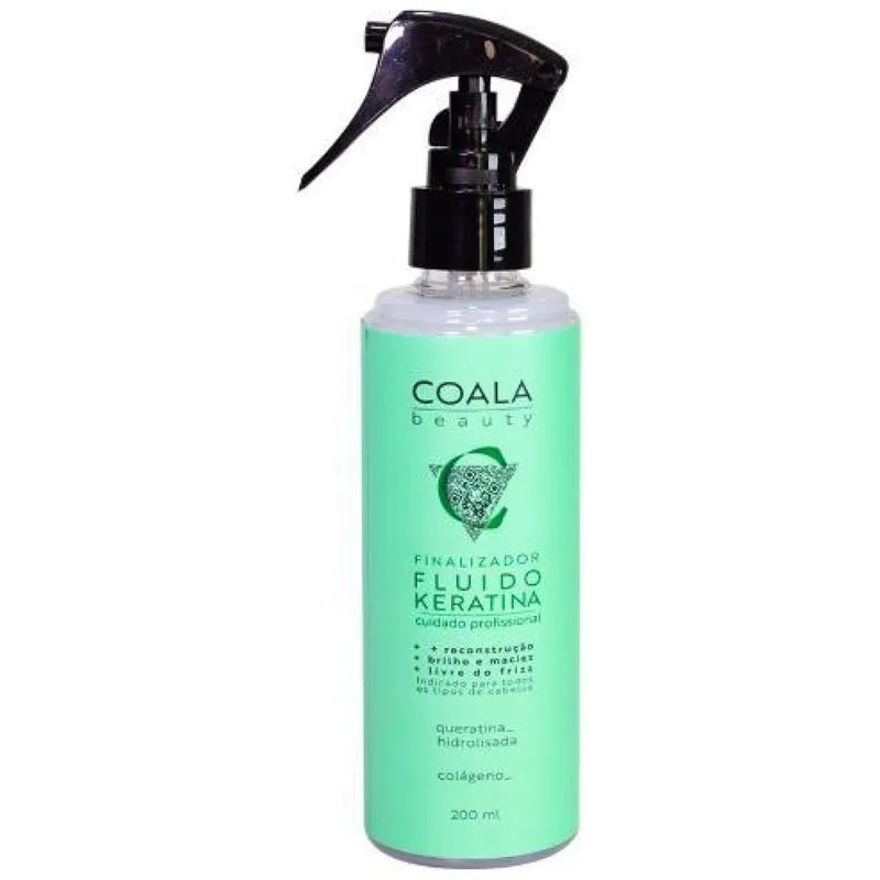 Finalizador Fluído Keratina 200 Ml - Coala Beauty