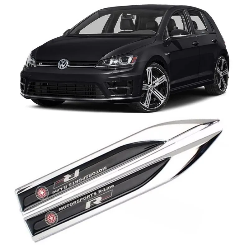 Emblema Lateral Volkswagen R Line Gol Fox Golf Up Polo Jetta