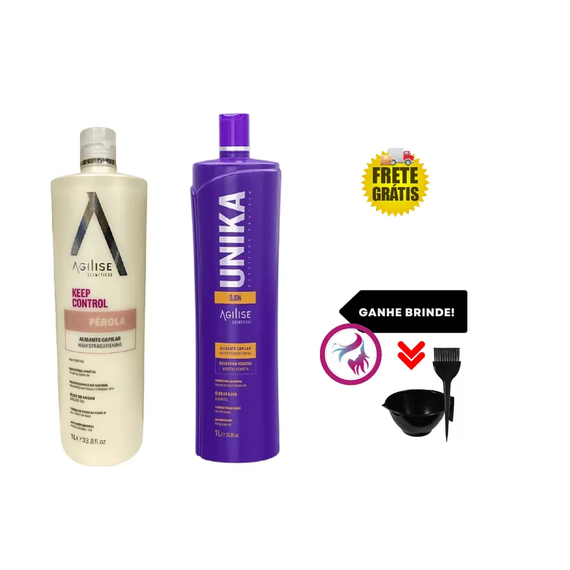 Alisante K1 Perola + Alisamento Unika Ojon Agilise 1l