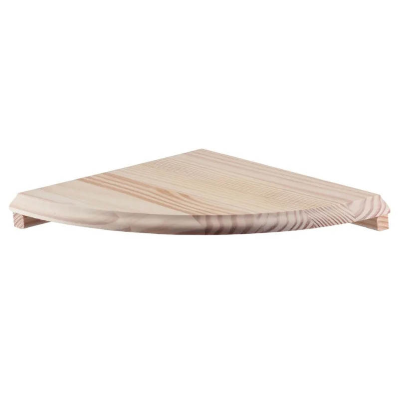Prateleira de Canto Tramontina em Madeira Natural 20x20x3,6 cm