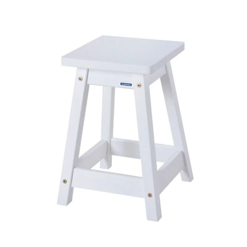 Banqueta Media Naturalle Quadra Branca Tramontina 91454047 - TRAMONTINA