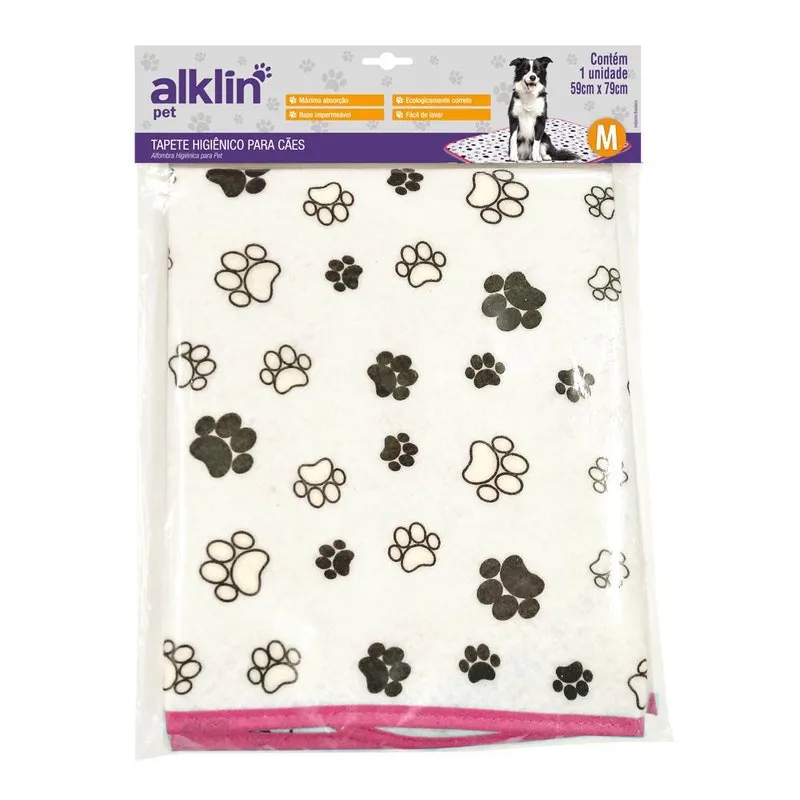 Tapete Lavável Para Cachorro Gato M Premium Pet