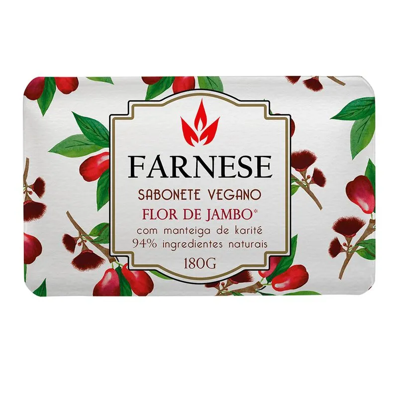 Sabonete Farnese Vegano Flor De Jambo 180g