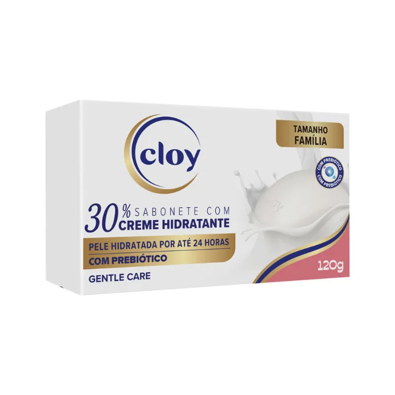 Sabonete Em Barra Cloy Hidratante Gentle Care 120gr