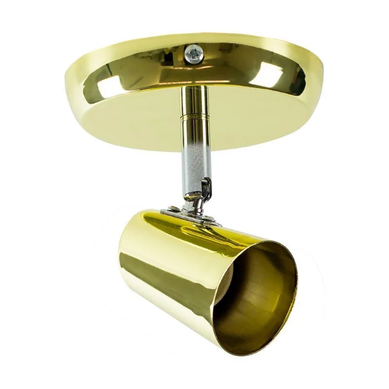 Spot De Sobrepor New Short Direcionável E27 Dourado Llum